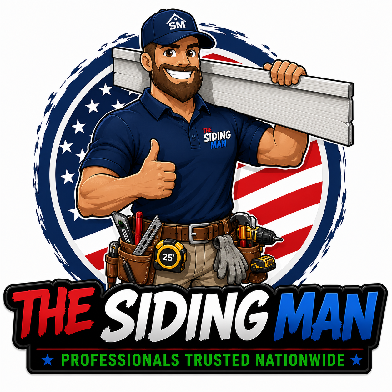 The Siding Man logo